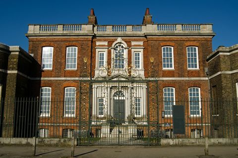 vedere la casa istorică a rangerului cu vedere la parcul Greenwich, sud-estul Londrei, această casă georgiană istorică găzduiește acum colecția de artă Wernher