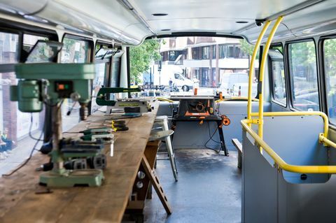 Gumtree Upcycle Revolution tur cu autobuzul