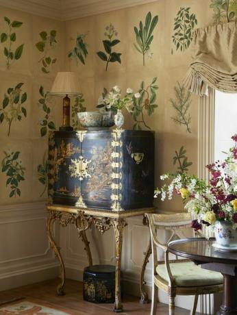 tapet pictat manual de gournay