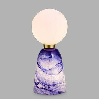 Lampă de masă din sticlă cu iluminare duală John Lewis + Matthew Williamson Planet, albastru