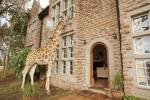 Girafele vă vor fi alături pentru micul dejun printr-o fereastră la acest hotel fermecător de conac