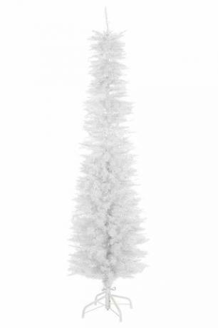 Arborele de Crăciun alb subțire de 6ft