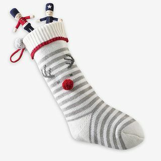 Jingles tricotat ciorap de Crăciun 52cm