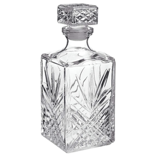 Decantor de cristal cu detaliu Starburst