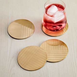 Coaster liniar din alamă