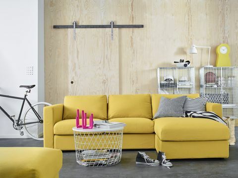 Canapea Ikea VIMLE - galben