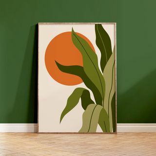 Imprimare ilustrație cu plante de casă
