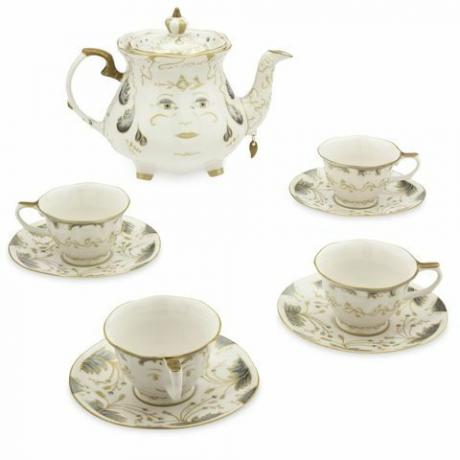 Frumusețea și bestia Ediție limitată Set de ceai Fine China de Disney Store