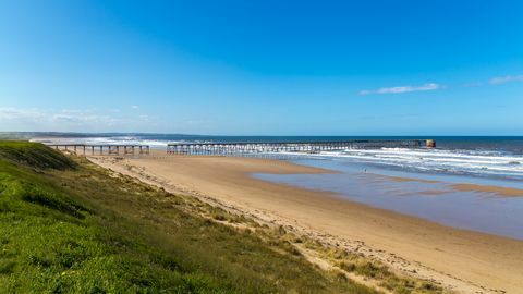 North Sands Beach, Hartlepool, Marea Britanie