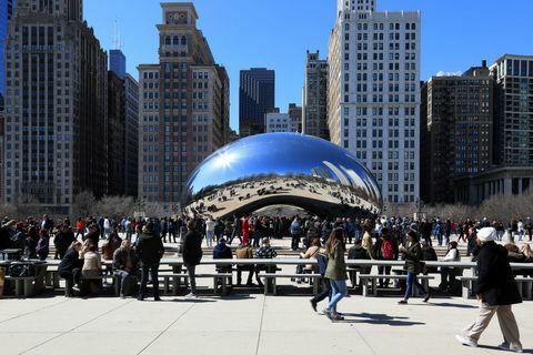 peisaje urbane din Chicago și vedere la oraș