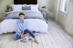 Emma Willis pe Hertfordshire Home, decorare cu print Leopard