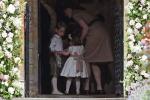 Prințul George și prințesa Charlotte la nunta lui Pippa Middleton