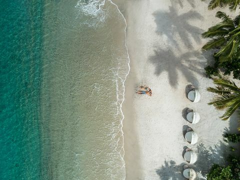 plaja cu zahăr st lucia, plajă cu nisip alb