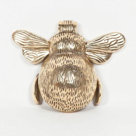Bumble Bee ciocănitor de ușă în aur și argint