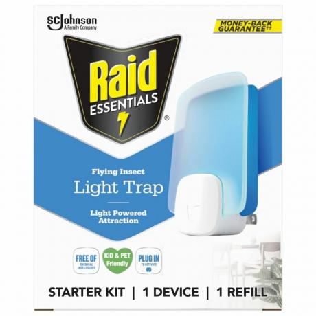 Kit de pornire pentru capcană cu lumină pentru insecte zburătoare Raid Essentials