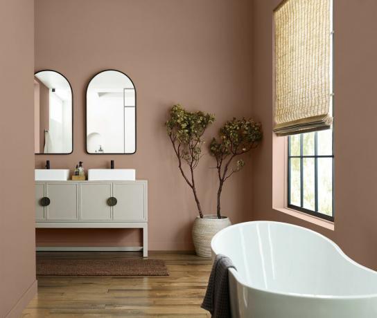 baie teracota pictata in sherwin williams redend point