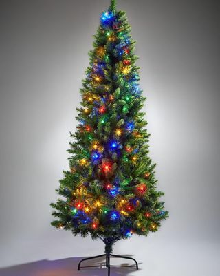 Delamere 7ft Pre-Lit Color Changing Slim Tree