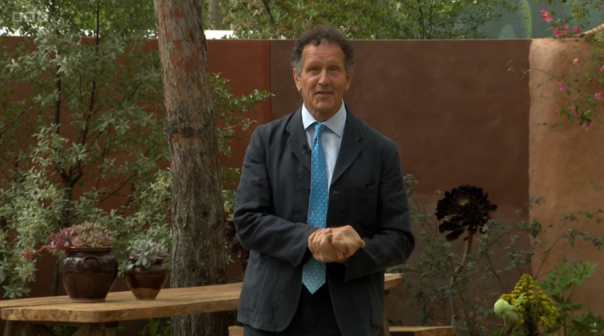 monty don chelsea flower show 2023 hrănește peisaje grădină proiectată de sarah price