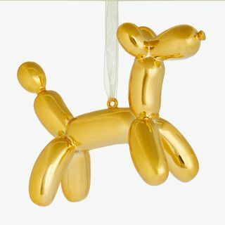 Pop Art Balloon Dog Bauble, aur