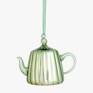 Art of Japan Teapot Bauble, Verde