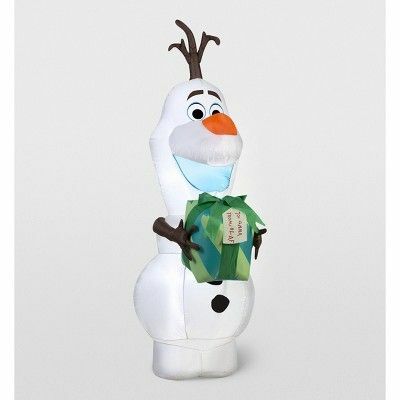 Disney Frozen Olaf cu cadou gonflabil decorațiuni de sărbătoare
