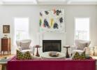 Michelle Gage proiectează o casă de familie în jurul unei canapele îndrăznețe și roz