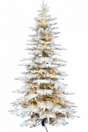 7,5 ft. Brad de Crăciun pre-iluminat din pin artificial de munte