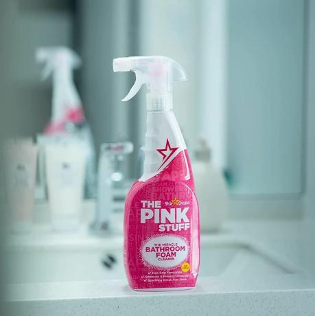 Soluția de curățare cu spumă pentru baie Pink Stuff Miracle