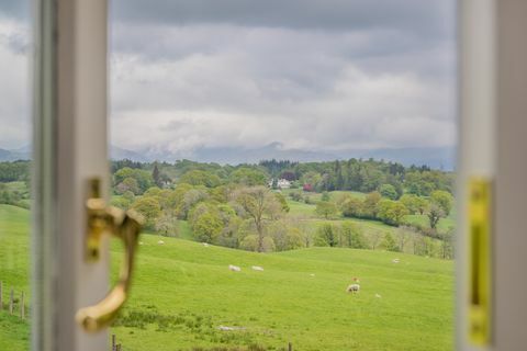 Vedere la rurală a Cumbriei